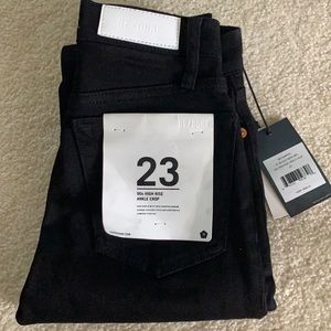 RE/DONE 90s high rise ankle crop